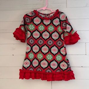 Christmas/ holiday toddler dress